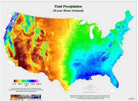 Precipitation Forecast Map .